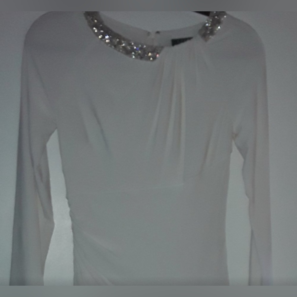 White gown dress. Ralph Lauren